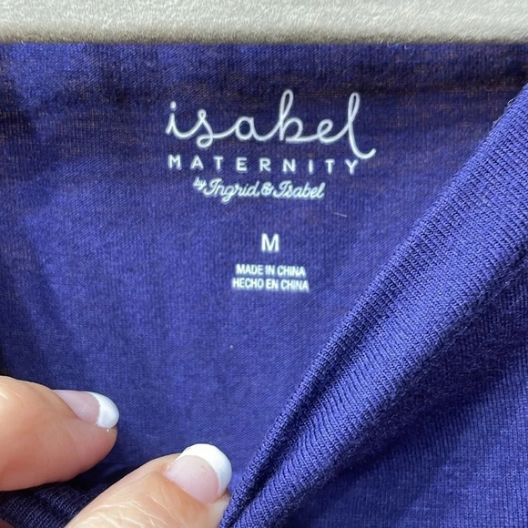 Isabel Maternity Medium Patriotic Tank M Isabel by Ingrid & Isabel EUC - Picture 2 of 8